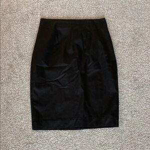 Ann Taylor Black Knee-Length Pencil Skirt